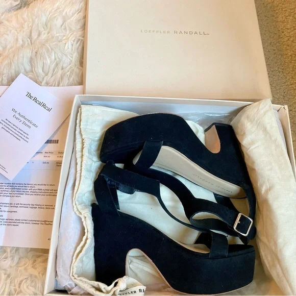 Loeffler Randall suede platform sandal - Picture 2 of 5